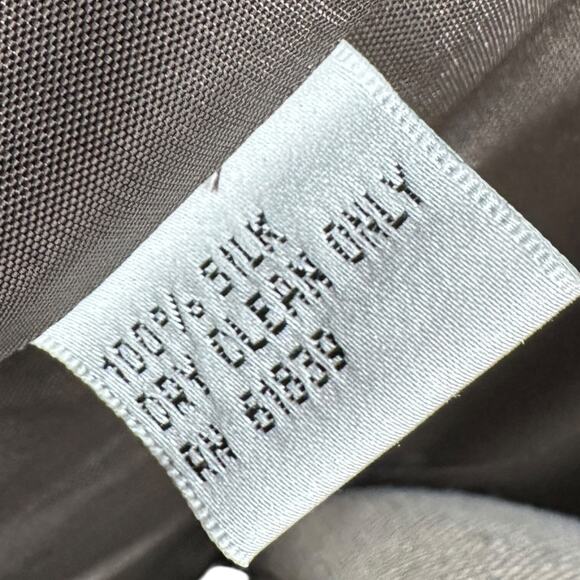 Rickie Freeman Teri Jon Grey Strapless Lace Bodice Tiered Evening Gown Size 4 - Picture 7 of 10